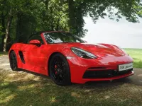 Brugt Porsche 718 Boxster 366 HK (269 kW) 2018 Rød Cabriolet