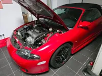 Gebraucht Mitsubishi Eclipse 210 PS (154 kW) 1998 Rot Coupé
