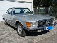 Gebraucht Mercedes SL350 194 PS (142 kW) 1977 Silber Cabrio