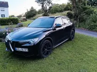 Gebraucht Alfa Romeo Stelvio 280 PS (205 kW) 2017 Schwarz SUV