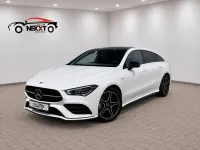 Gebraucht Mercedes CLA200 AMG 163 PS (119 kW) 2021 Digitalweiss  metalliclack Coupé