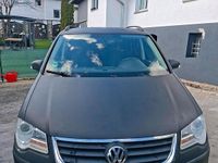 Gebraucht VW Touran 105 PS (77 kW) 2007 Schwarz Van / Kleinbus