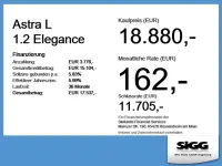 Usata Opel Astra Elegance 131 CV (96 kW) 2023 Nero Utilitaria