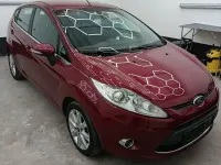 Gebraucht Ford Fiesta Titanium 97 PS (71 kW) 2010 Rot Limousine