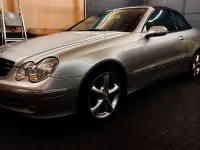 Gebraucht Mercedes CLK200 Avantgarde 163 PS (119 kW) 2003 Silber Cabrio