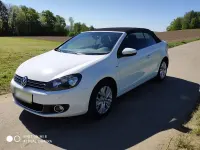 Gebraucht VW Golf Cabriolet Life 122 PS (89 kW) 2013 Weiß Cabrio