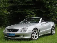 Gebraucht Mercedes SL500 306 PS (225 kW) 2001 Silber Cabrio