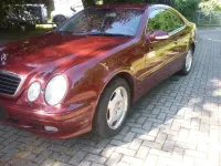 Gebraucht Mercedes CLK200 Elegance 163 PS (119 kW) 2001 Rot Coupé