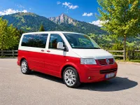 Second-hand VW T5 174 CP (127 kW) 2007 Roșu Van