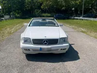 Gebraucht Mercedes SL500 AMG 306 PS (225 kW) 1998 Weiß Cabrio
