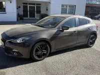 Gebraucht Mazda 3 Sports-Line 150 PS (110 kW) 2015 Obsidiangrau metallic Kleinwagen