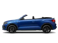 Gebraucht VW T-Roc Cabriolet R-line 150 PS (110 kW) 2022 Ravennablau (blau) Cabrio