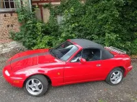 Gebraucht Mazda MX5 116 PS (85 kW) 1991 Rot Cabrio