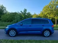 Gebraucht VW Touran Highline 150 PS (110 kW) 2017 Blau Van / Kleinbus