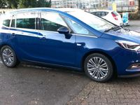 gebraucht Opel Zafira Tourer Automatik Diesel 7 Sitze blau 2018