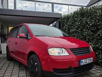 Gebraucht VW Touran Conceptline 102 PS (75 kW) 2005 Rot Van / Kleinbus
