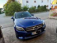 Gebraucht Mercedes C220 194 PS (142 kW) 2018 Blau Kombi