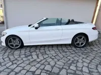 Gebraucht Mercedes C200 AMG line 184 PS (135 kW) 2017 Polarweiss  unilack Cabrio