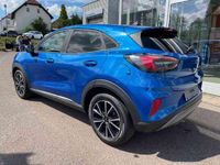 Gebraucht Ford Puma Titanium 125 PS (91 kW) 2021 Dynamicblau metallic (metallic) Coupé