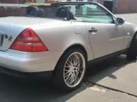 Gebraucht Mercedes SLK200 136 PS (100 kW) 1997 Silber Cabrio