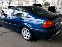 gebraucht BMW 318 E46 - i - Blau - BJ 2004 - Sportauspuff - Maybachfeder