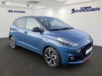 Neu Hyundai i10 N Line 90 PS (66 kW) 2025 Vibrant blue/ phantom black / mi Kleinwagen