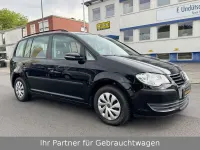 Gebraucht VW Touran Conceptline 102 PS (75 kW) 2009 Schwarz Van / Kleinbus