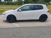 Gebraucht VW Golf VI 80 PS (58 kW) 2010 Weiß Kleinwagen