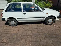 Gebraucht Toyota Starlet 1987 Weiß Kleinwagen