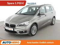 Gebraucht BMW 218 Gran Tourer Luxury Line 150 PS (110 kW) 2017 Grau Van / Kleinbus