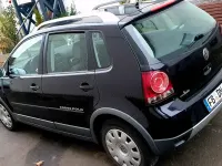 Gebraucht VW Polo Cross 80 PS (58 kW) 2007 Schwarz Kleinwagen
