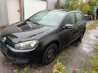 Gebraucht VW Golf VI Trendline 80 PS (58 kW) 2009 Schwarz Kleinwagen