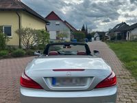 gebraucht Mercedes SL500 AMG Silber/Rot