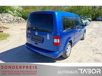 Gebraucht VW Caddy Maxi Team 105 PS (77 kW) 2010 Ravennablau metallic Van / Kleinbus