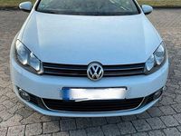 Gebraucht VW Golf Cabriolet 105 PS (77 kW) 2012 Weiß Cabrio
