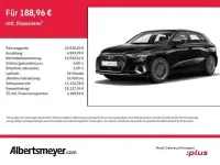 Używany Audi A3 Advanced 110 KM (80 kW) 2021 Czarny Sedan/Limuzyna