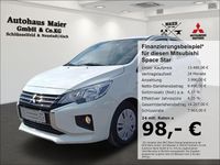 Neu Mitsubishi Space Star Select 71 PS (52 kW) 2025 S) (weiss Kleinwagen