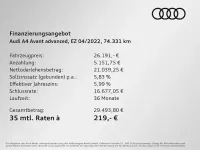 Gebraucht Audi A4 Advanced 204 PS (150 kW) 2022 Manhattangrau metallic Kombi