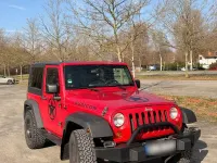 Gebraucht Jeep Wrangler Rubicon 177 PS (130 kW) 2009 Rot SUV