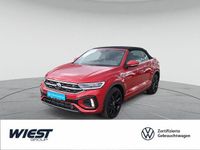 Gebraucht VW T-Roc Cabriolet R-line 150 PS (110 kW) 2025 Kings red metallic schwarz Cabrio