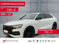 Gebraucht Audi Q8 Ambiente 286 PS (210 kW) 2022 Gletscherweiß metallic SUV
