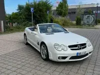 Gebraucht Mercedes SL55 AMG AMG 517 PS (380 kW) 2006 Weiß Cabrio