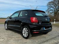 Gebraucht VW Polo 90 PS (66 kW) 2014 Schwarz Kleinwagen