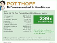 gebraucht Skoda Karoq 2.0 TDI Tour Pano AHK ACC PDC Kamera Navi