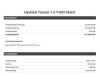 Neu Hyundai Tucson Select 150 PS (110 kW) 2025 Engine red SUV
