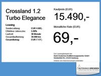 Gebraucht Opel Crossland X Elegance 110 PS (80 kW) 2023 Nautic blue (metallic) SUV