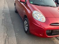 Gebraucht Nissan Micra Acenta 80 PS (58 kW) 2011 Rot Kleinwagen
