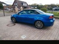 Second-hand VW Eos Exclusive 140 CP (102 kW) 2014 Albastru Cabrio