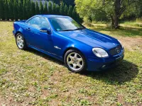 Gebraucht Mercedes SLK200 163 PS (119 kW) 2001 Blau Cabrio
