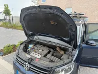 Gebraucht VW Touran Cup 140 PS (102 kW) 2014 Blau Van / Kleinbus